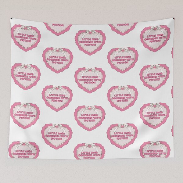 Item preview, Little Miss Obsessed With FIction | cute bookish aesthetic designed and sold by The Romantics Atelier.