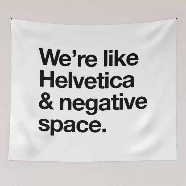 Item preview, Helvetica & negative space designed and sold by 27 design studio.