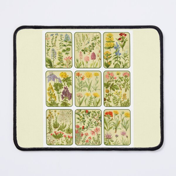Item preview, Antique Alpine Wild Flower and Plant Collage 2 designed and sold by IrisAndIvy.
