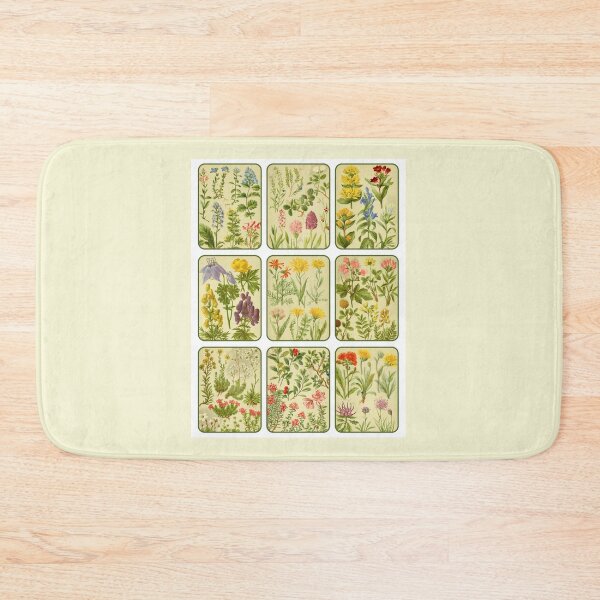 Item preview,  Antique Alpine Wild Flower and Plant Collage 2 designed and sold by IrisAndIvy.