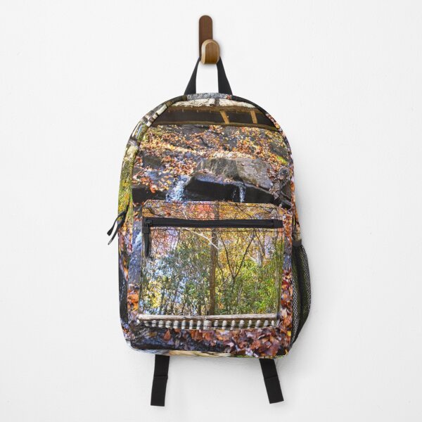 Item preview, Hiking Through The Falls At Juney Whank Falls North Carolina Vertical designed and sold by LisaWootenPhoto.