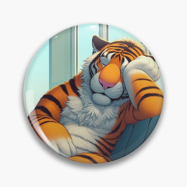 Item preview, Sleepy Airport Tiger designed and sold by nikkolaus.