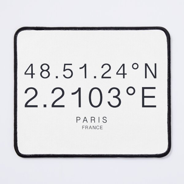 Item preview, Paris coordinates designed and sold by dudaoliveira.art.
