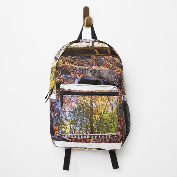 Item preview, Hiking Through The Falls At Juney Whank Falls North Carolina designed and sold by LisaWootenPhoto.