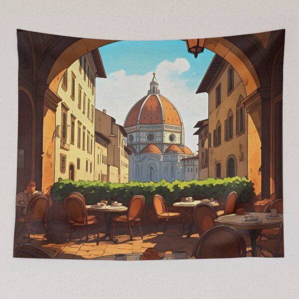 Item preview, Florence, Italy: Historic Terrace Warmth designed and sold by LSVart.