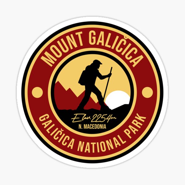 Item preview, Galičica North Macedonia Mountain Hiking Camping designed and sold by TravelsOfJamie.
