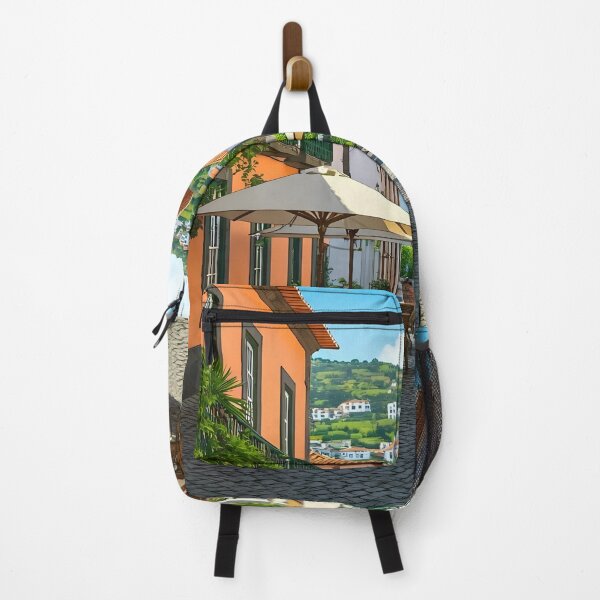 Item preview, Funchal, Madeira: Charming Street Café designed and sold by LSVart.