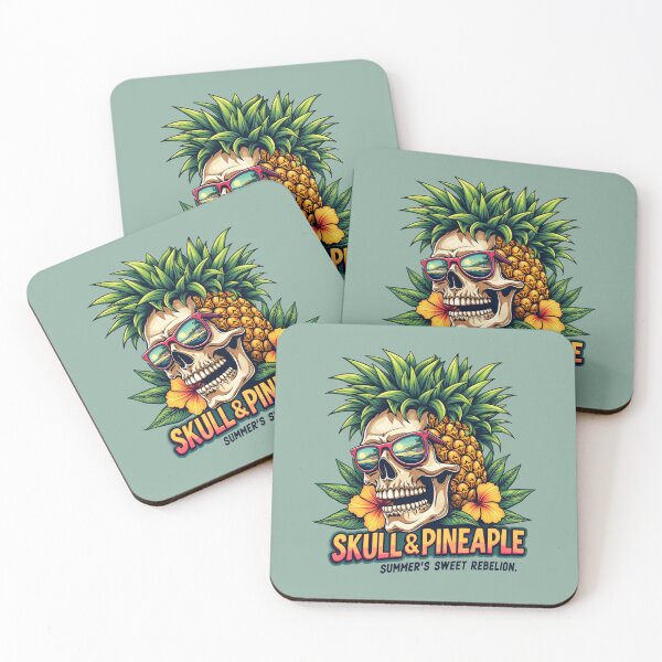 Item preview, Skull & Pineapple: Summer's Sweet Rebellion designed and sold by exclusivebucket.