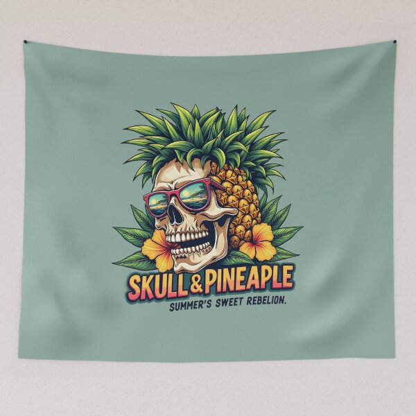 Item preview, Skull & Pineapple: Summer's Sweet Rebellion designed and sold by exclusivebucket.