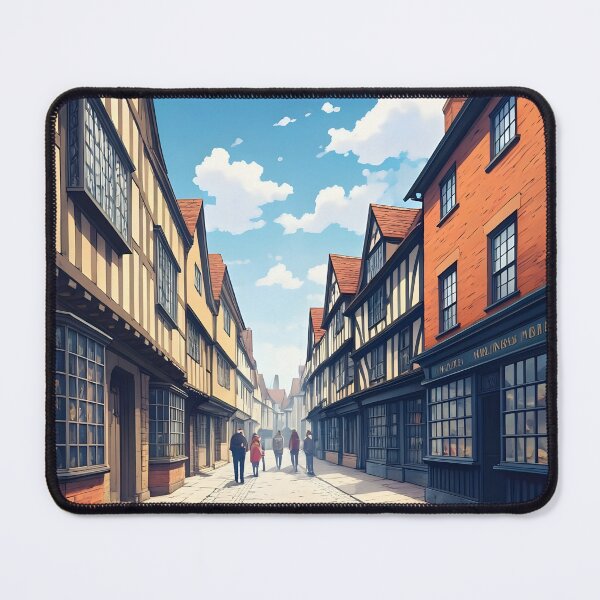 Item preview, Henley Street, Stratford-upon-Avon: Tudor Timber-Framed Splendor designed and sold by LSVart.