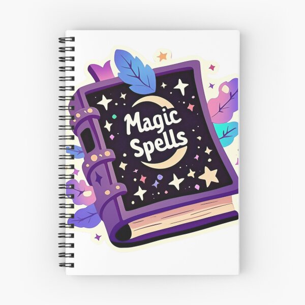 Item preview, Magic spells book designed and sold by MendaciousMina.