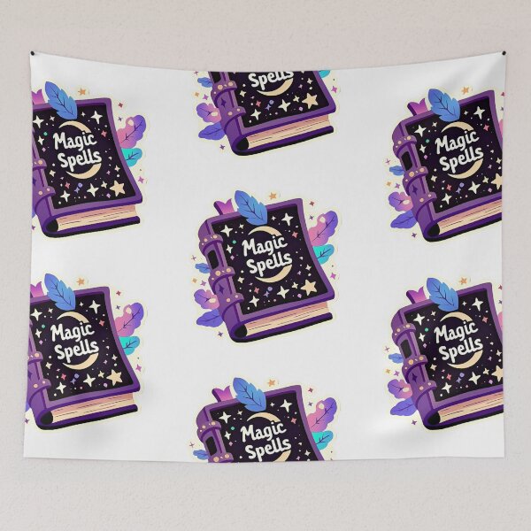 Item preview, Magic spells book designed and sold by MendaciousMina.