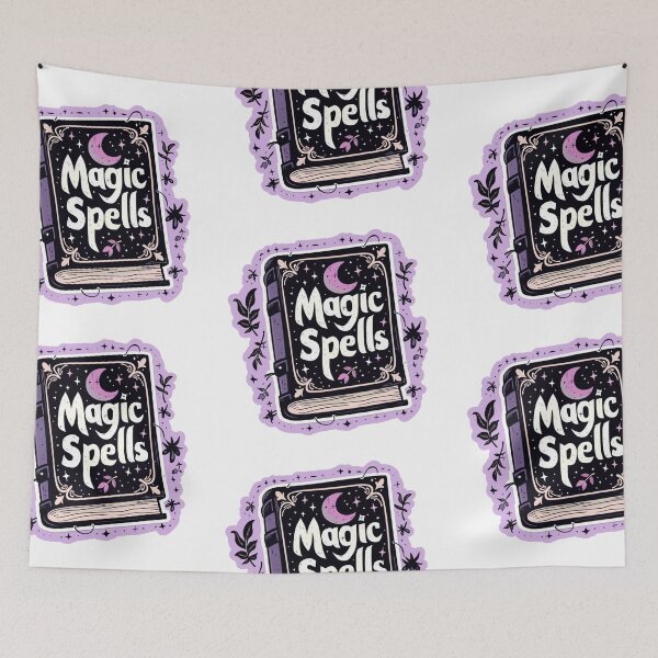 Item preview, Magic spells book designed and sold by MendaciousMina.