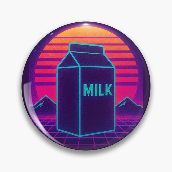 Item preview, Retro Milk Carton Vaporwave 80s Synthwave Aesthetic Design designed and sold by JackCurtis1991.