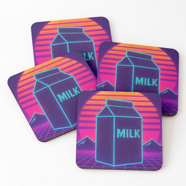 Item preview, Retro Milk Carton Vaporwave 80s Synthwave Aesthetic Design designed and sold by JackCurtis1991.