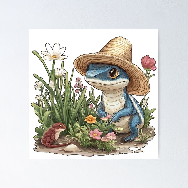 Item preview, Garden Skink designed and sold by NocturNeon-Art.