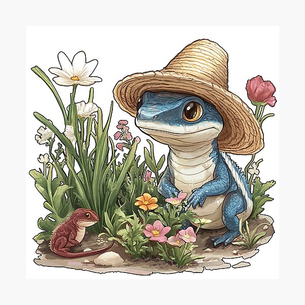 Item preview, Garden Skink designed and sold by NocturNeon-Art.