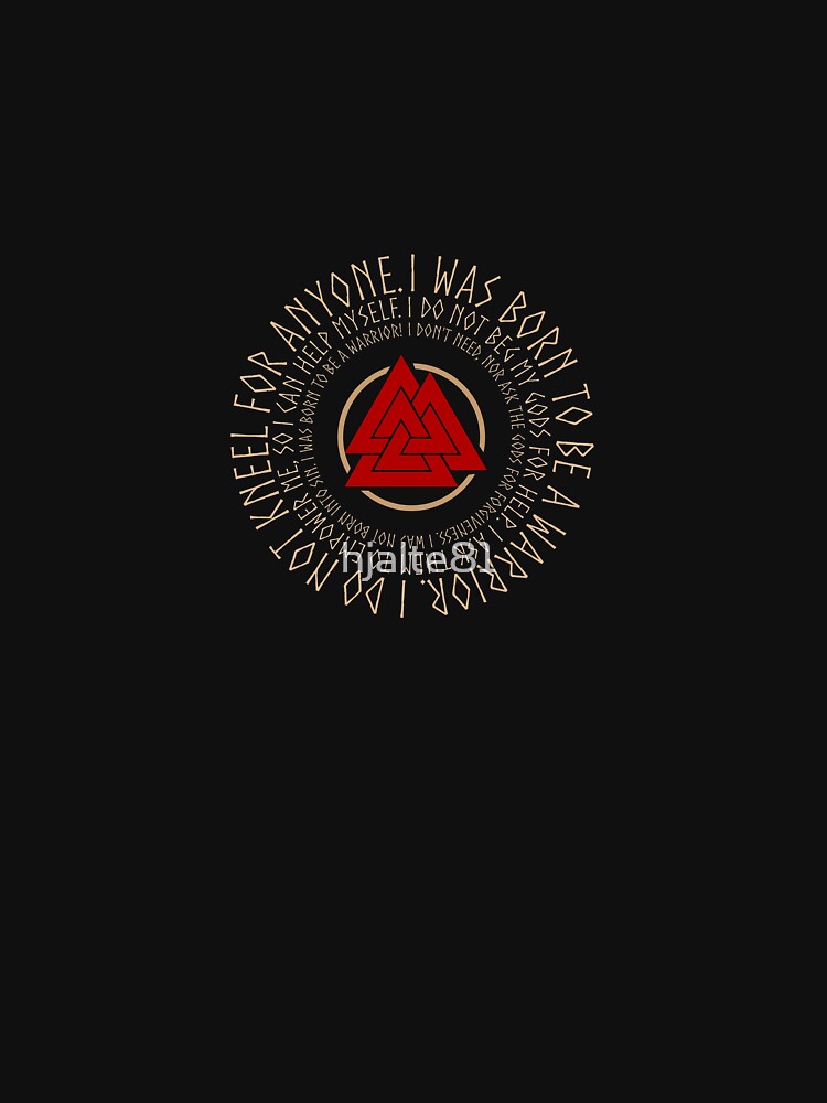 Thumbnail 7 of 7, Classic T-Shirt, I was born a warrior designed and sold by hjalte81.
