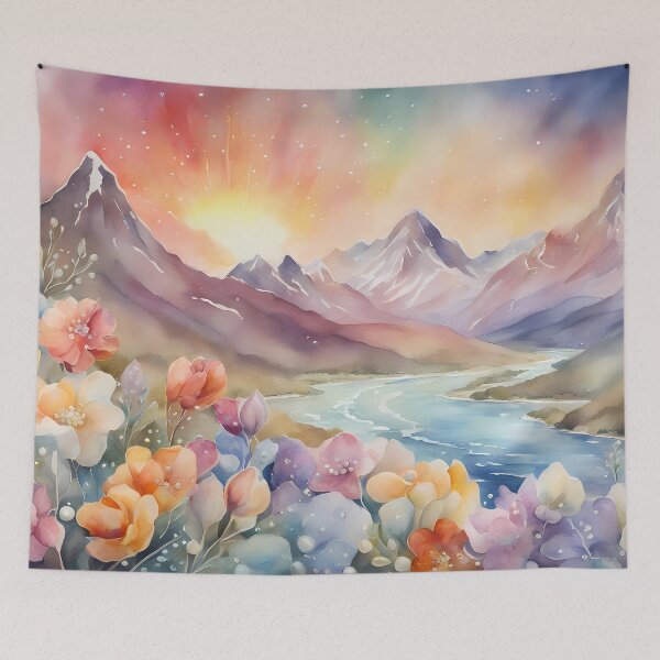 Item preview, Colorful Mountain Paradise designed and sold by CalmnessbyChoice.