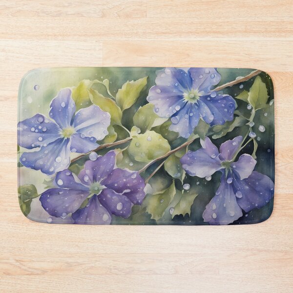 Item preview, Purple Flowers in Rain designed and sold by CalmnessbyChoice.