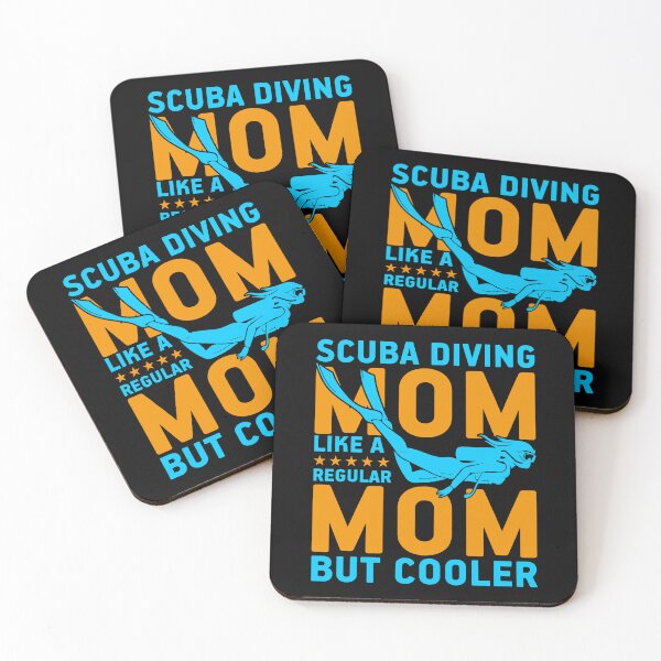 Item preview, Scuba Diving Mom Retro Scuba Diving Art designed and sold by Back2Collage.