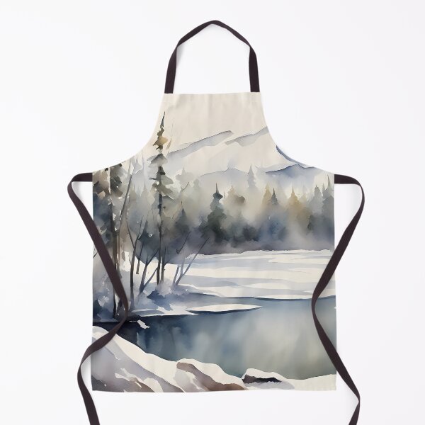 Item preview, Winter Mountain Lake designed and sold by CalmnessbyChoice.