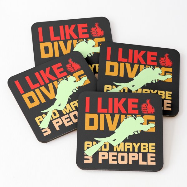 Item preview, Funny Scuba Diving Retro Scuba Diving Art designed and sold by Back2Collage.