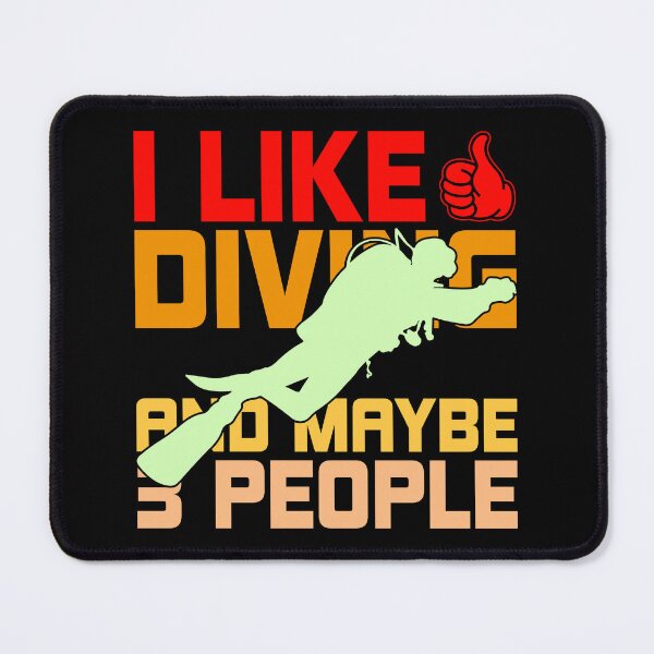 Item preview, Funny Scuba Diving Retro Scuba Diving Art designed and sold by Back2Collage.