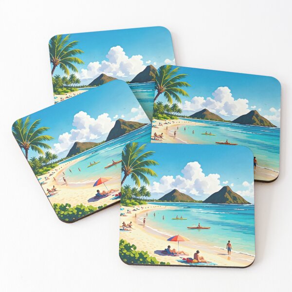 Item preview, Lanikai Beach: Turquoise Waters of Hawaiian Paradise designed and sold by LSVart.