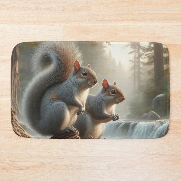 Item preview, Gray Squirrels on the Alert designed and sold by nikkolaus.