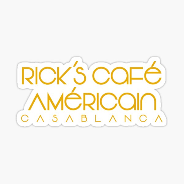 Artikel-Vorschau von Rick's Cafe Gold, designt und verkauft von emwoodard.