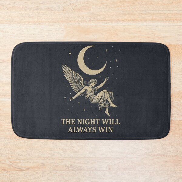 Item preview, The Night Will Always Win – Falling Angel Gothic Tee designed and sold by pokeyourmomlol.