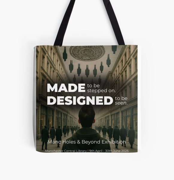 Manc Hole Exhibition Poster All Over Print Tote Bag