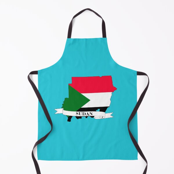Item preview, Flag map of Sudan designed and sold by visual adventures.