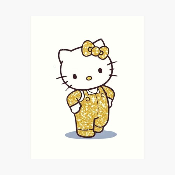 Item preview, Hello Kitty - Glitter Playsuit designed and sold by PYXOO.