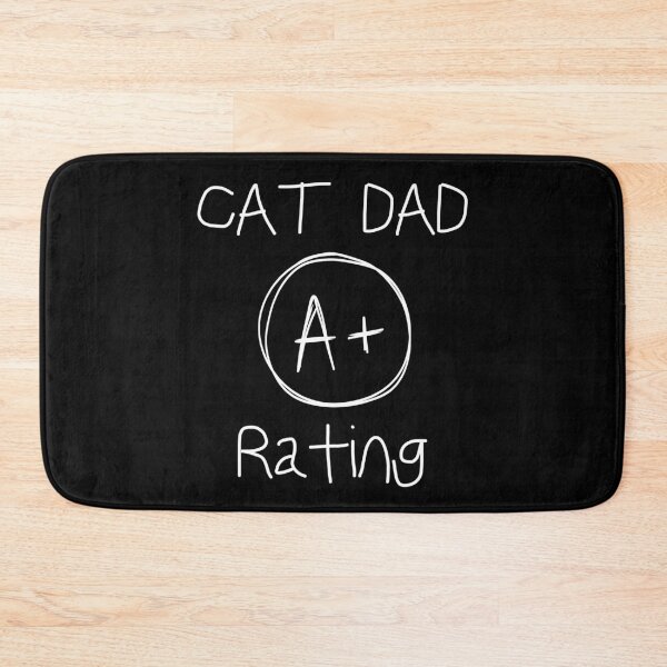 Item preview, Cat Dad A+ Rating Shirt, Cat Father Shirt designed and sold by Sleepy Cat Design.