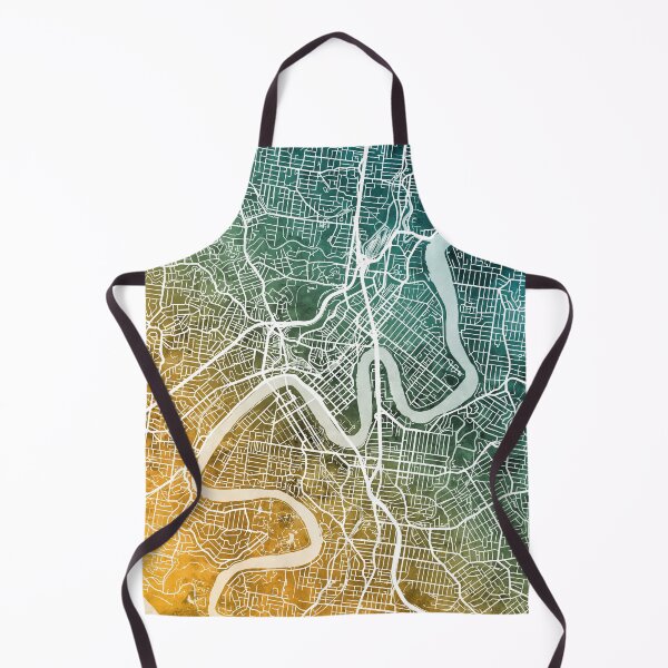 Item preview, Brisbane Australia City Map designed and sold by ArtPrints.