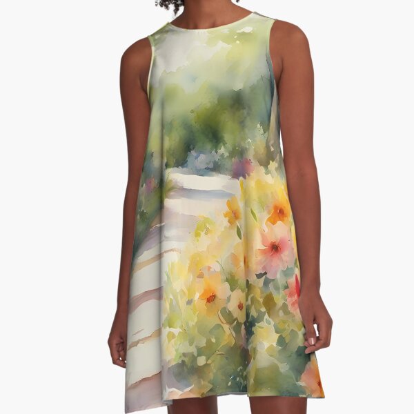Item preview, Harmonious Flower Pathway designed and sold by BookCovered.