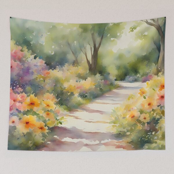 Item preview, Harmonious Flower Pathway designed and sold by CalmnessbyChoice.