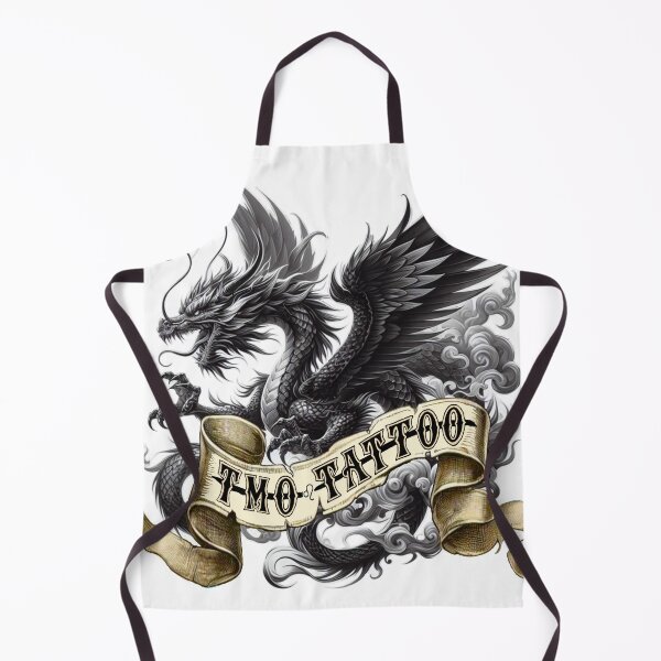 Item preview, TMO TATTOO Dragon Logo designed and sold by ToddMichaelArt.