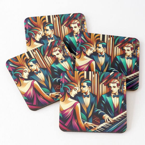 Item preview, Art Deco glamour at the piano designed and sold by Sigtrix.