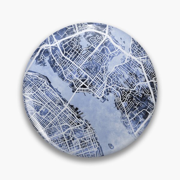 Item preview, Halifax Street Map designed and sold by ArtPrints.