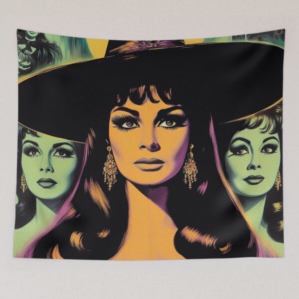 Item preview, Retro Horror Witch designed and sold by PulpVintage.