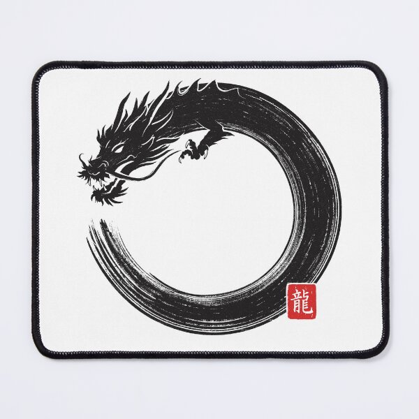 Item preview, A Brush with the Beast | Dragon Enso Circle designed and sold by Gamma-Ray.