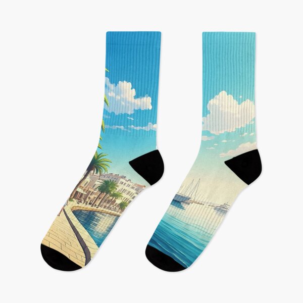 Item preview, Limassol Marina: Mediterranean Summer Bliss designed and sold by LSVart.