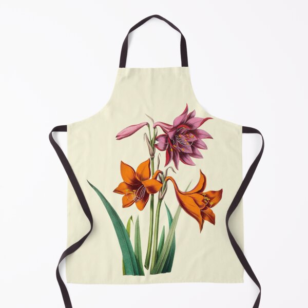 Item preview, Antique Orange Pink Amaryllis Flowers designed and sold by IrisAndIvy.