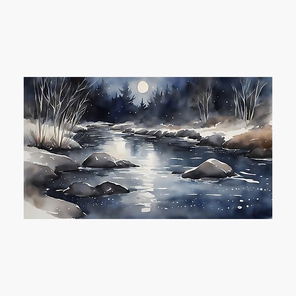 Item preview, Spring Fullmoon River designed and sold by BookCovered.
