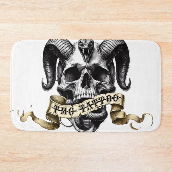 Item preview, TMO Tattoo Skull Logo designed and sold by ToddMichaelArt.