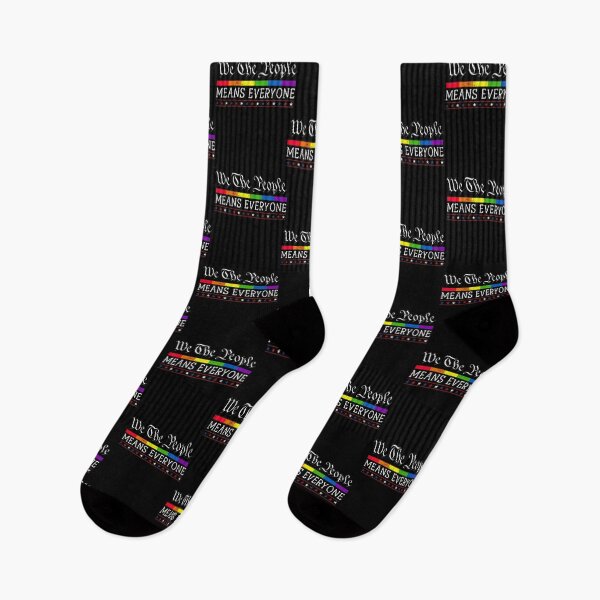 Item preview, We The People Means Everyone US Constitution LGBT Funny designed and sold by Cute-Collection.