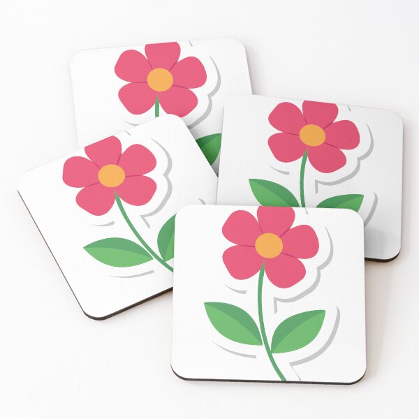 Item preview, Illustration of a Red Flower with Green Stem on Black Background designed and sold by Creative88Art.